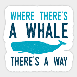 Whale Way Sticker